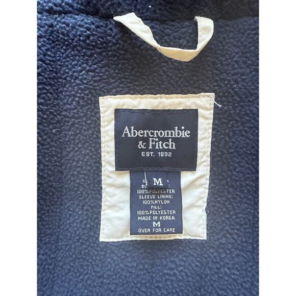 Abercrombie & Fitch Fleece Lined White Ski Snowboarding Jacket Size Medium - Picture 5 of 9